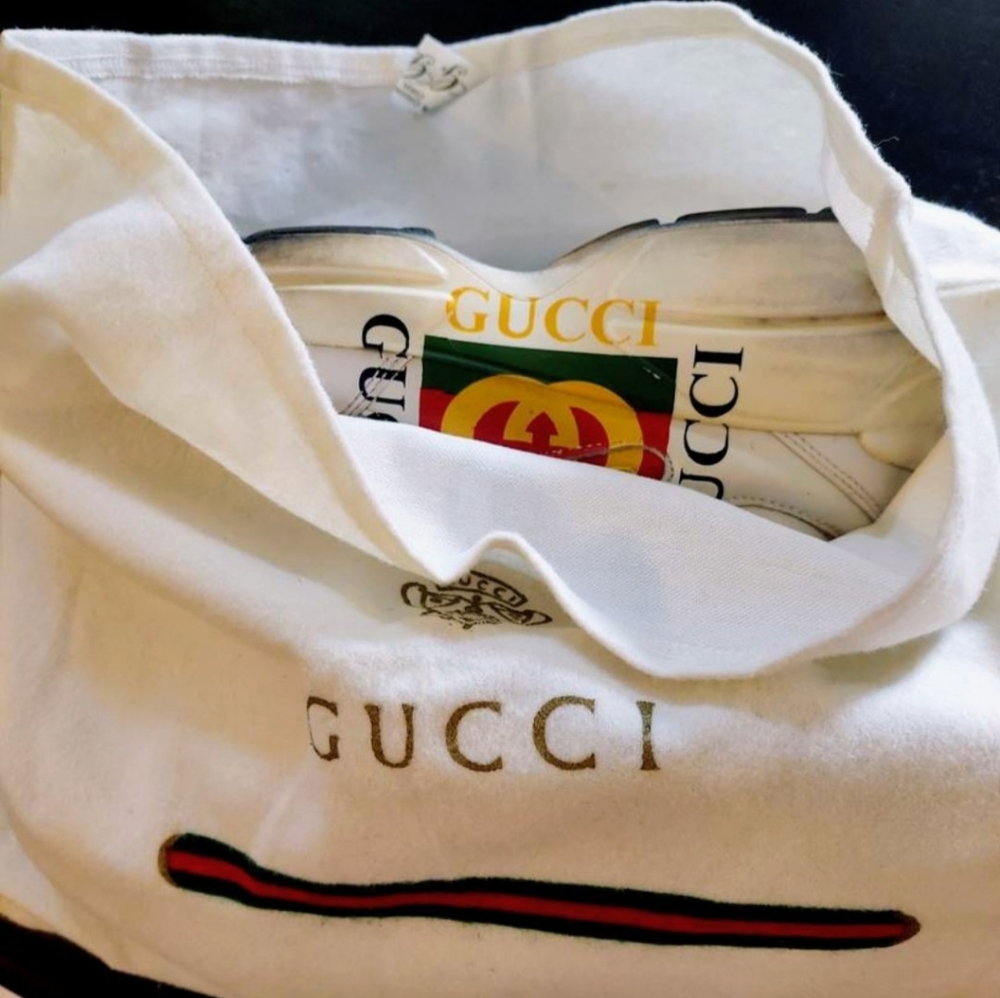 Gucci Rython Sneakers Size 10 - Picture 2 of 9